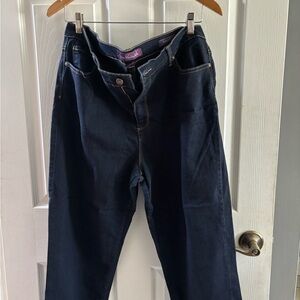 Gloria Vanderbilt Navy Straight Leg Jeans